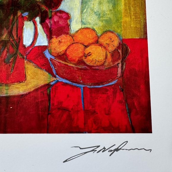Yuval Wolfson BREAKFAST TABLE Seriolithograph signed Park West Gallery with COA - Picture 4 of 5